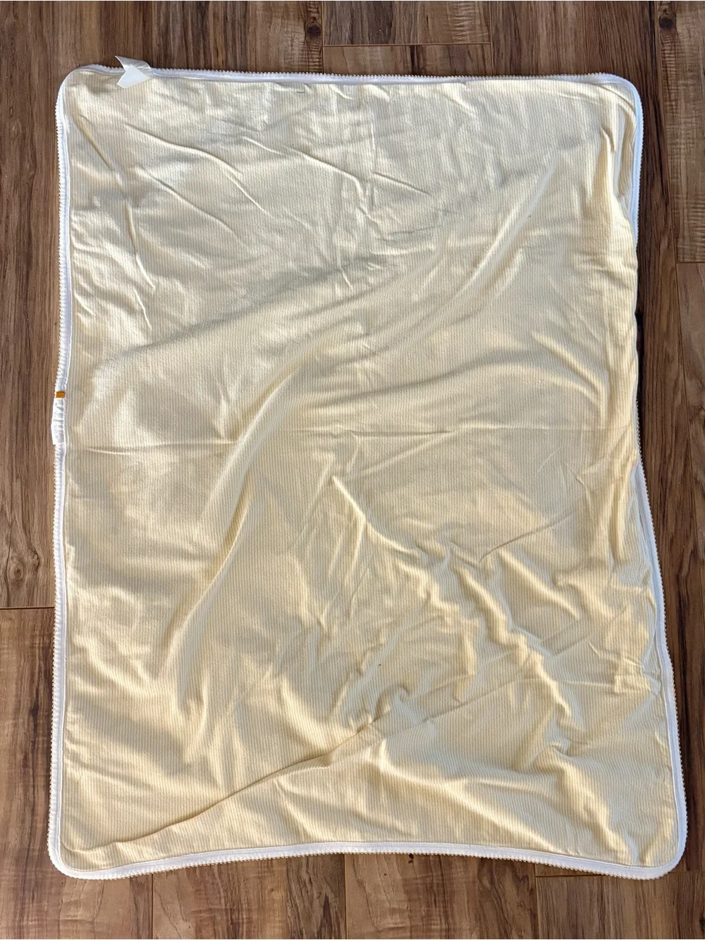 2007 Anne Geddes Baby Blanket Bumble Bee Babies Yellow White Striped‎ 27”x35.5”